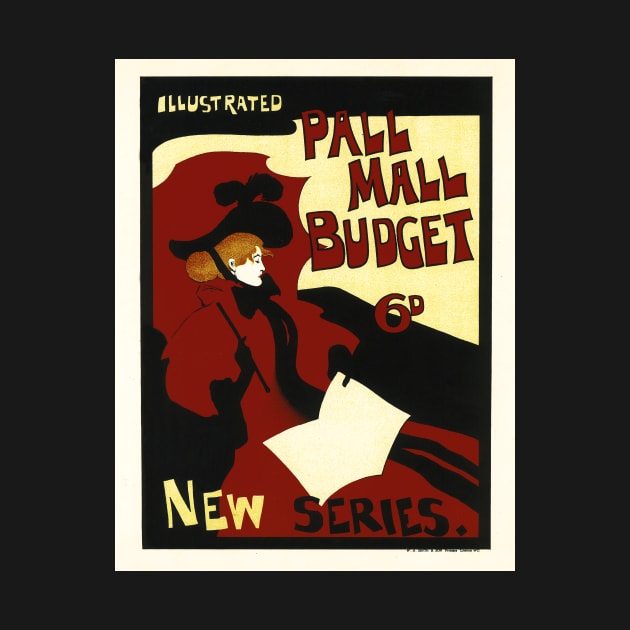 Illustrated PALL MALL BUDGET London Weekly Magazine Les Maitres De L'Affiche by vintageposters