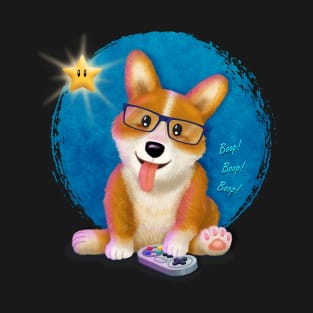 Corgi Gamer T-Shirt