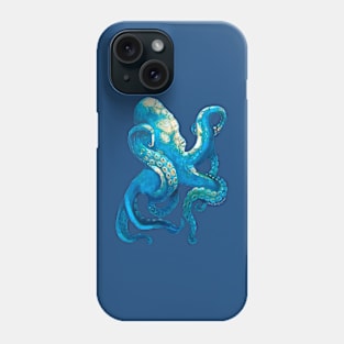 Blue Octopus Phone Case