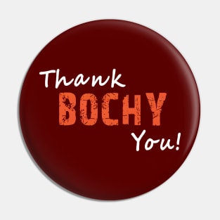 Thank You Boch Logo Pin