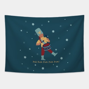 Christmas Drummer- Pah Rum Pum Tapestry