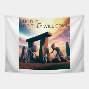 Build It And They Will Come Stonehenge Tapestry