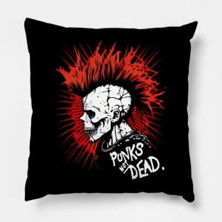 Punks Not Dead Pillow