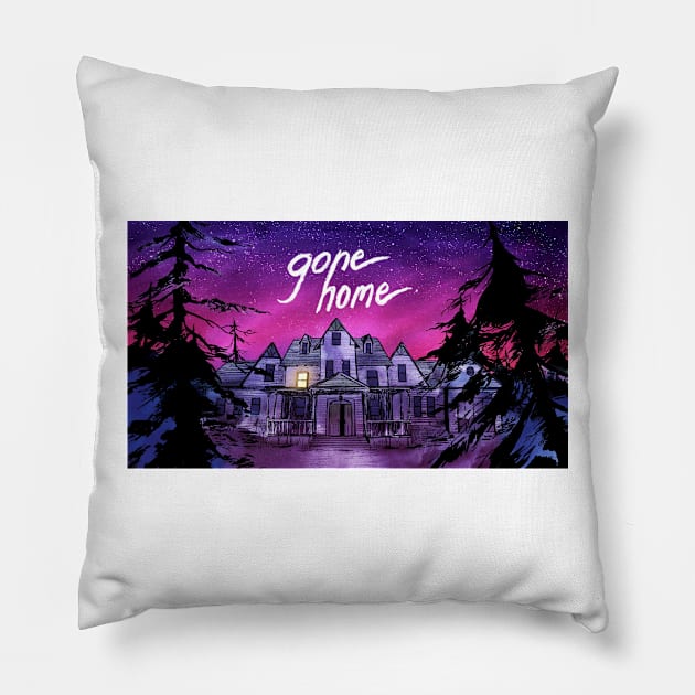 gone home Pillow by ilvms