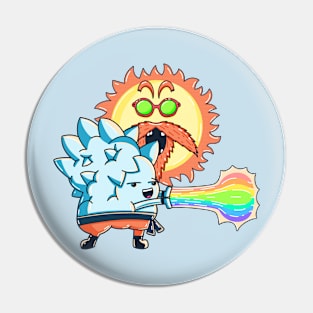 Rainbowhameha summer rainbow Pin