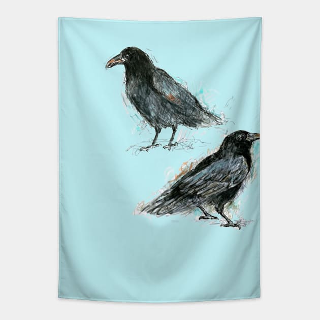 Ravens Tapestry by FanitsaArt