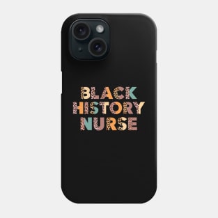 Black nurse gifts for black history month nurse Phone Case