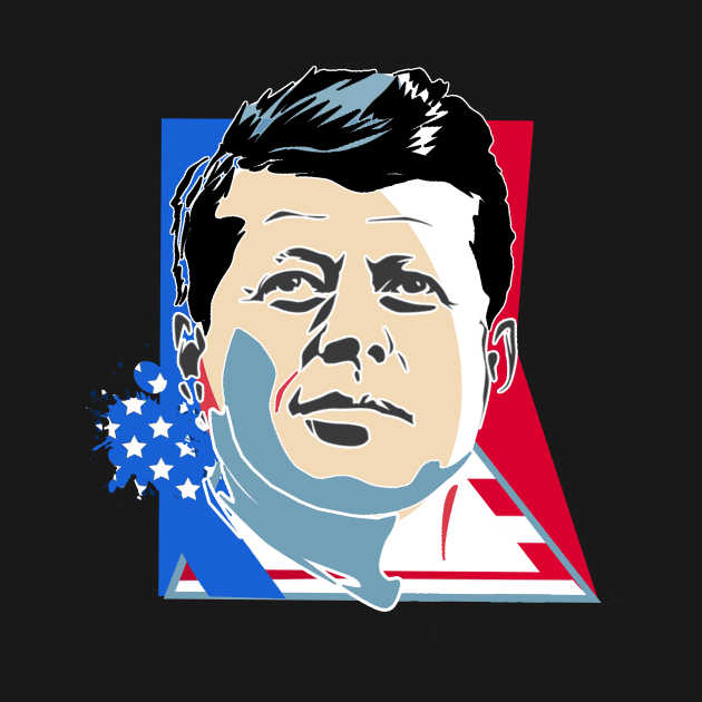 John F Kennedy by Creation Cartoon