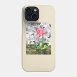 Pink Daisy on a Cloudy Day Phone Case