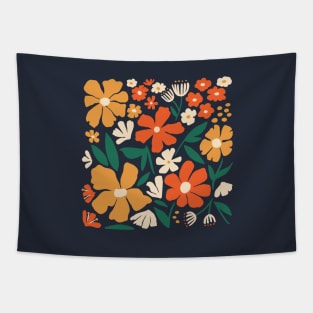 Blooming Garden at Midnight Tapestry