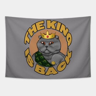 The King Is Back Tapestry