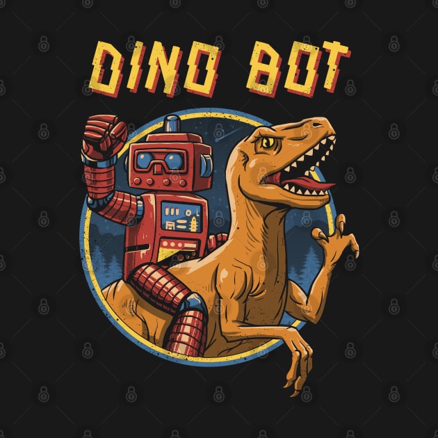 Dino Bot by Vincent Trinidad Art