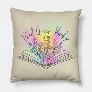 Read Queer Books Pillow