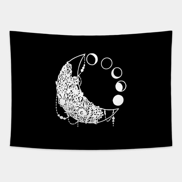 Phases of the Moon Tapestry by TheArtsthete