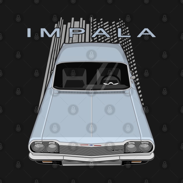 Chevrolet Impala SS 1964 - silver blue by V8social