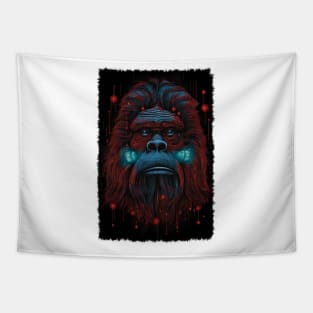 Sasquatch Shaman Tapestry