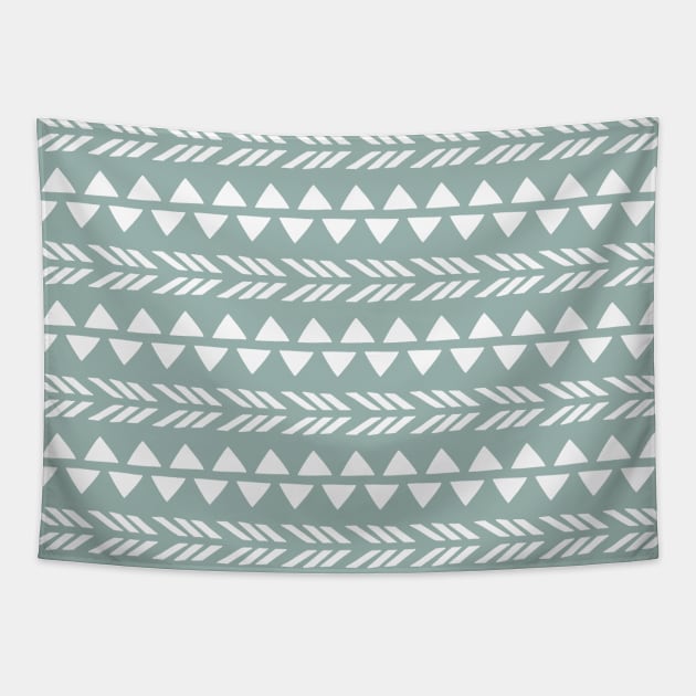 Sage Green Boho Mud Cloth Pattern Sage Green Tapestry TeePublic