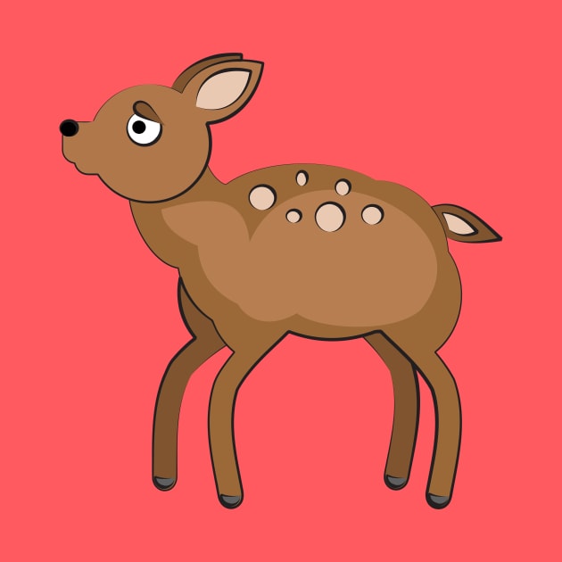 Cute Baby Deer by evisionarts