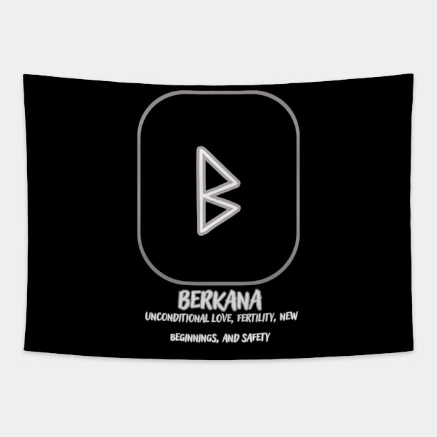 The Nordic rune Berkana Tapestry by Skandynavia Cora