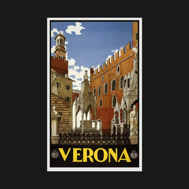 Verona vintage city graphic by PetLolly