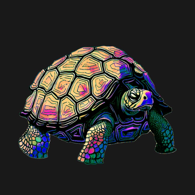 Vaporwave Turtle by Trip Tank