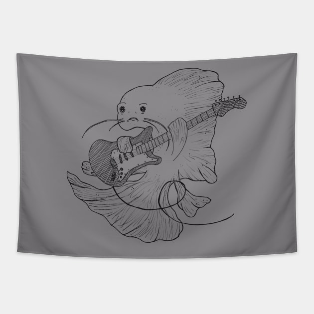 Jammin' Fish -- Tapestry by Inspirational Koi Fish