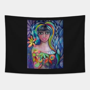 Rainbow Goddess Tapestry