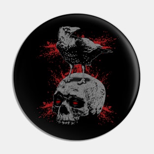 THE CROW SKULL Pin