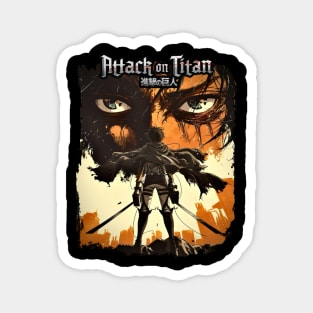 Eren Yeager AOT Anime Design Magnet