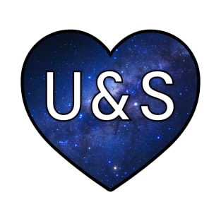 Initials - U & S (Space) T-Shirt