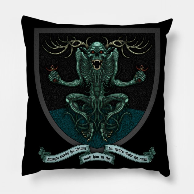 House of Ithaqua - Azhmodai 2020 Pillow by azhmodai