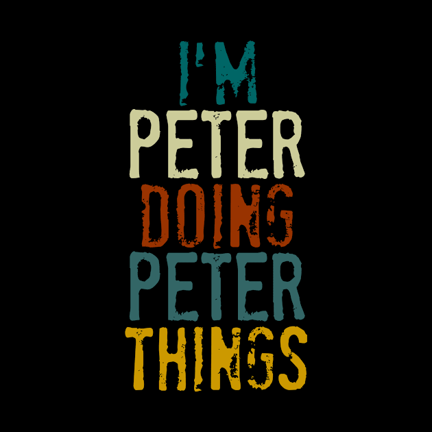 I'm Peter doing Peter things by designbym