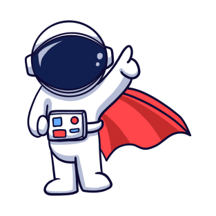 Astronaut Super Hero T-Shirt