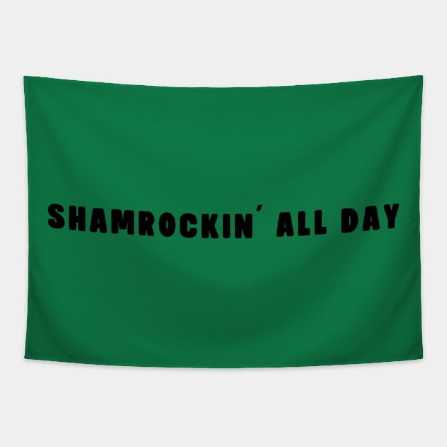 Shamrockin' All Day Tapestry by SpringDesign888