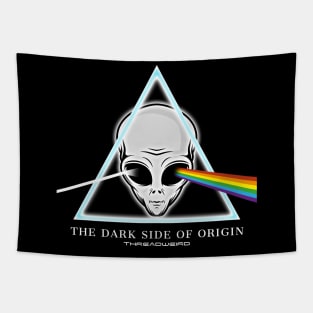 Grey Alien Dark Side of Origin Tapestry