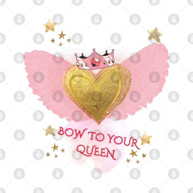 Bow to your queen in pink by Once Upon a Find Couture 