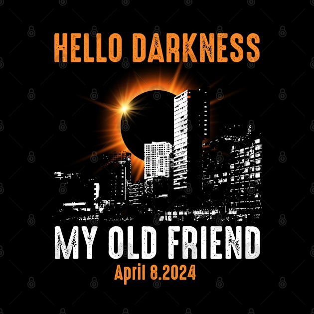 Hello Darkness My Old Friend Solar Eclipse April 08, 2024 by GreenCraft