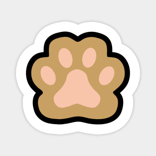 Cute Cat Footprint Design Magnet