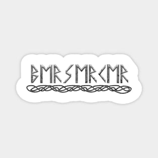 Berserker, Viking runes, norse Magnet
