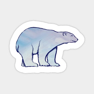 Polar Bear Art Magnet