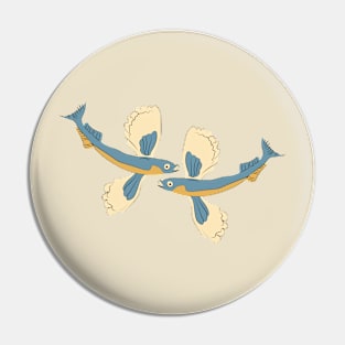 Minoan flying fish Pin