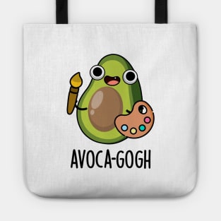 Avoca-gogh Cute Avocado Artist Pun Tote