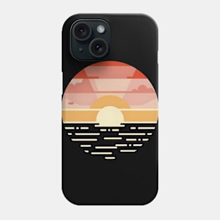 Retro vintage sunset Phone Case