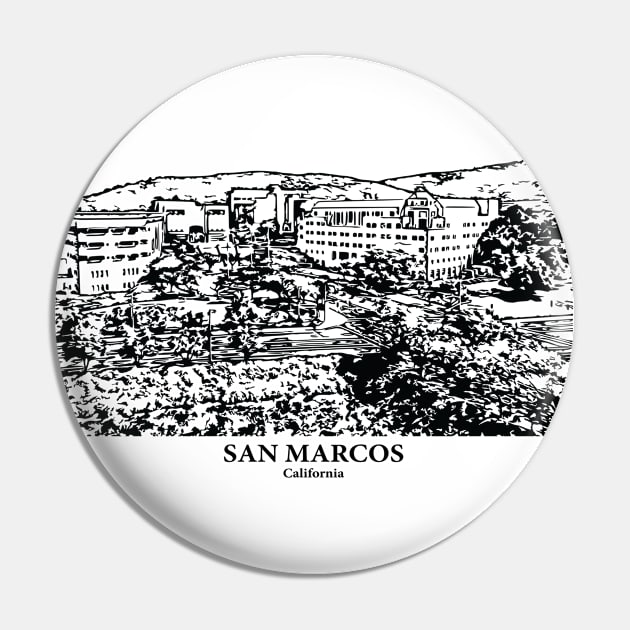 San Marcos - California Pin by Lakeric