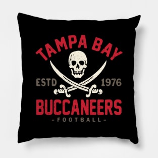 Retro Tampa Bay Buccaneers by Buck Tee Originals Pillow