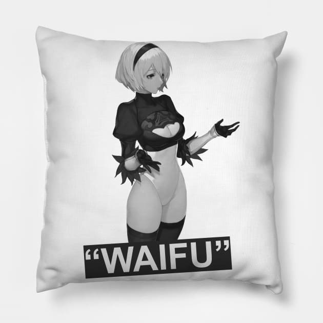 Nier 2b Waifu Pillow by cocorf