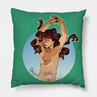 Christ of roses Pillow