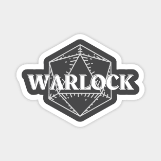 Warlock D20 Symbol DnD Print Magnet