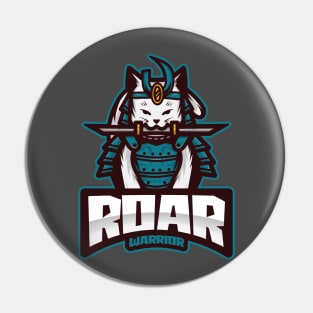 Roar Warrior Cat Pin