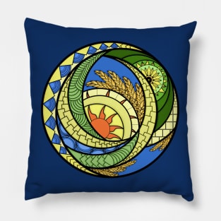 Abstraction. Ukrainian Pillow